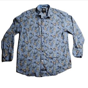 English Laundry Camp Hawaiian Button Aztek Shirt
